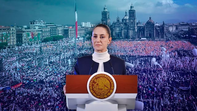 Zócalo abarrotado por primer informe de Claudia Sheinbaum