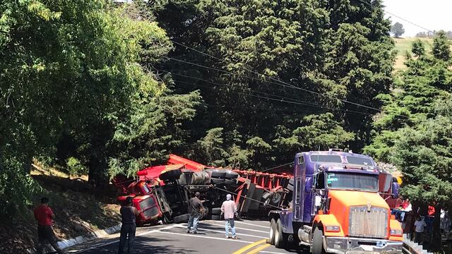 Choque en México-Cuernavaca
