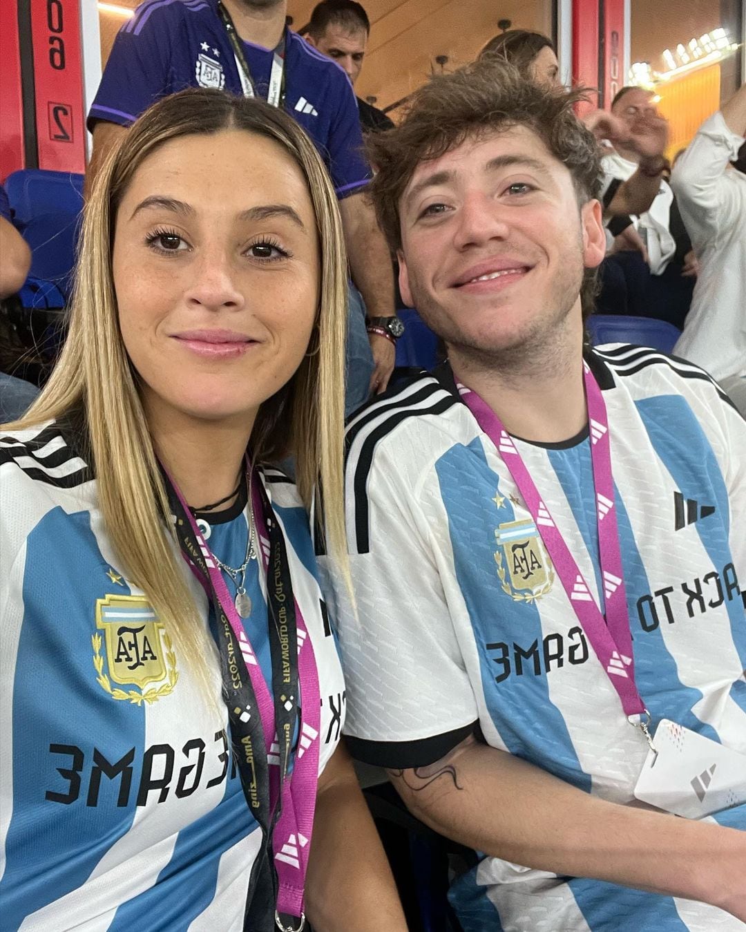 Paulo Londra y Martina Quetglas