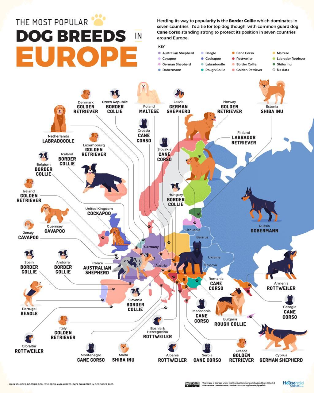 Razas de perro en Europa
