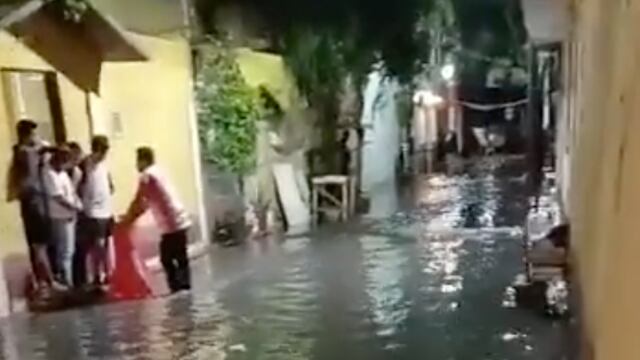 Álvaro Obregón: Se desborda presa Tacubaya.