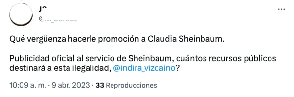 Acusan a Índira Vizcaíno de "promover" a Claudia Sheinbaum