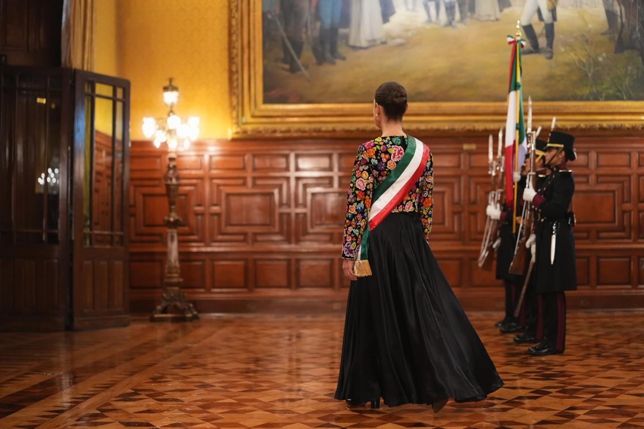 Vestido de Claudia Sheinbaum