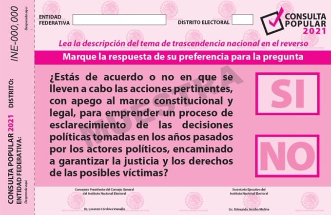 Boleta juicio a expresidentes