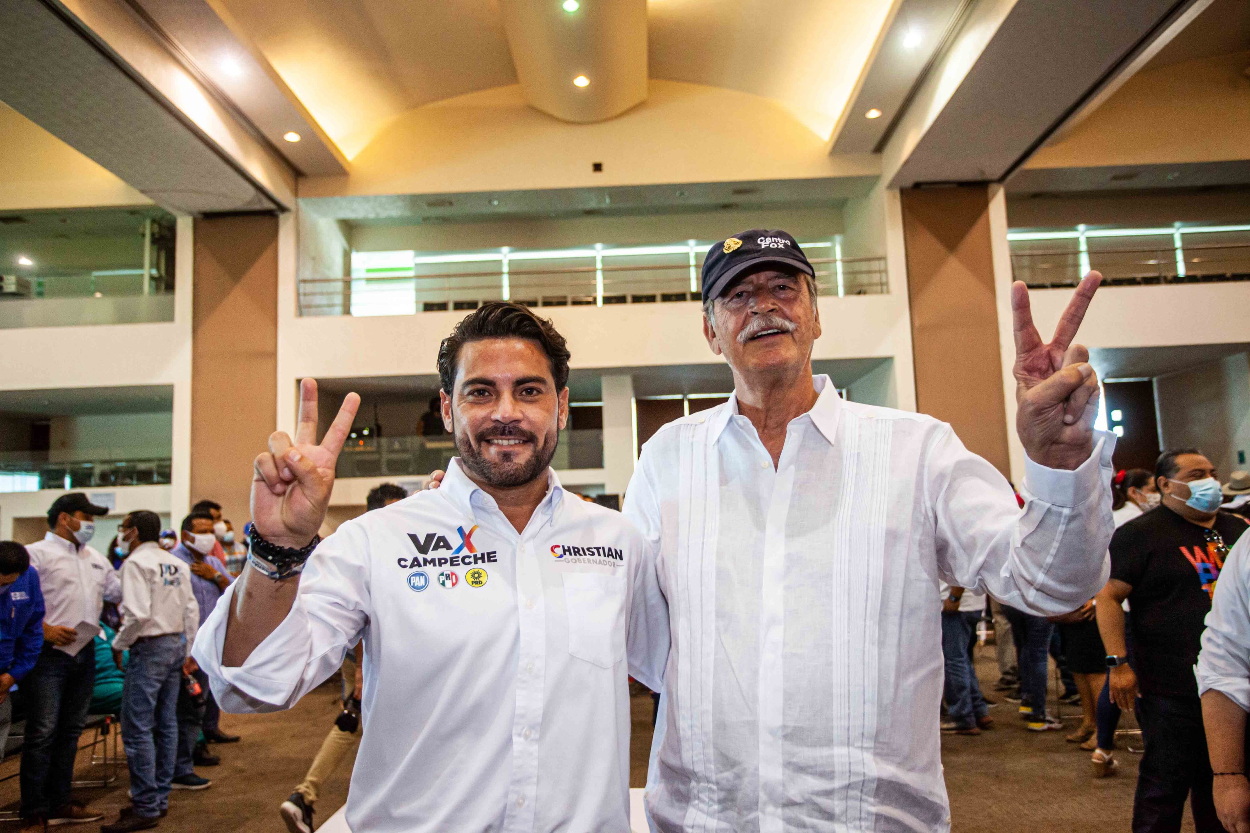 Vicente Fox aseguró que Christian Castro Bello será el próximo gobernador de Campeche