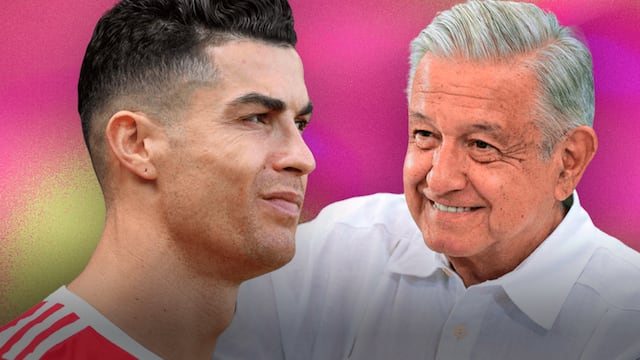 Cristiano Ronaldo y AMLO