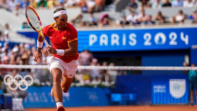 Rafael Nadal en los Juegos Olímpicos de París 2024.