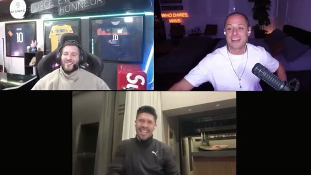 Gignac, Chicharito Hernández y Oribe Peralta