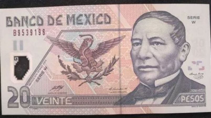 Billete de 20 pesos D1