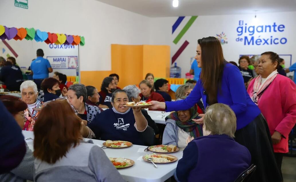 Tere Jiménez inaugura comedores en Aguascalientes
