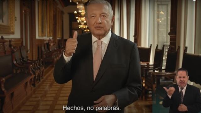"Hechos, no palabras"