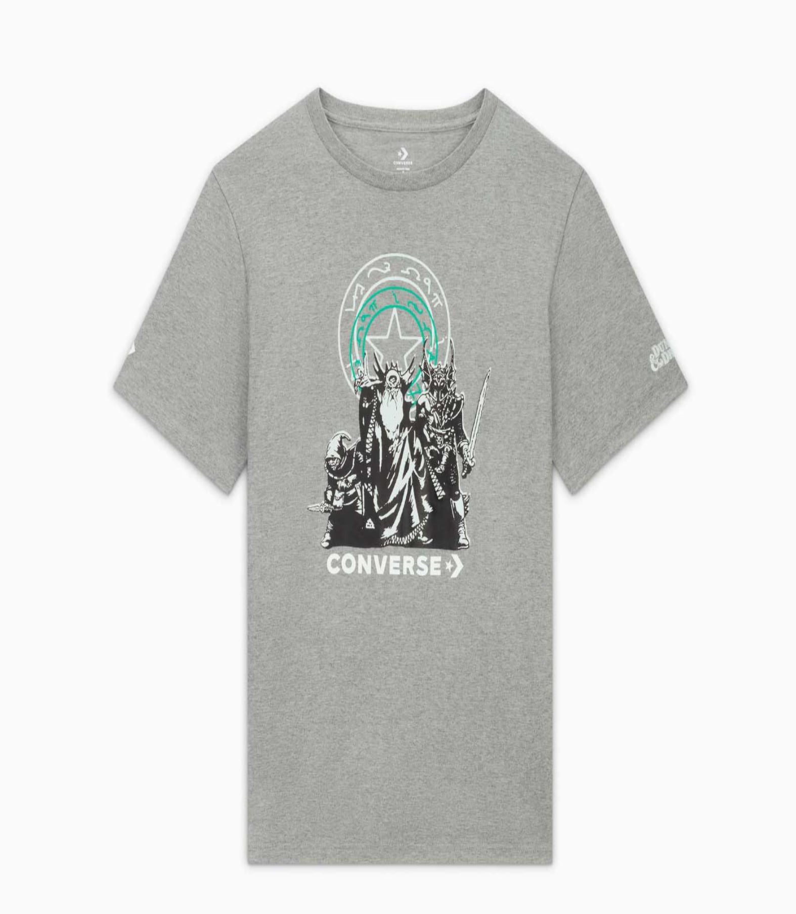 Playera Converse x Dungeons & Dragons ( Calabozos y Dragones) Gris