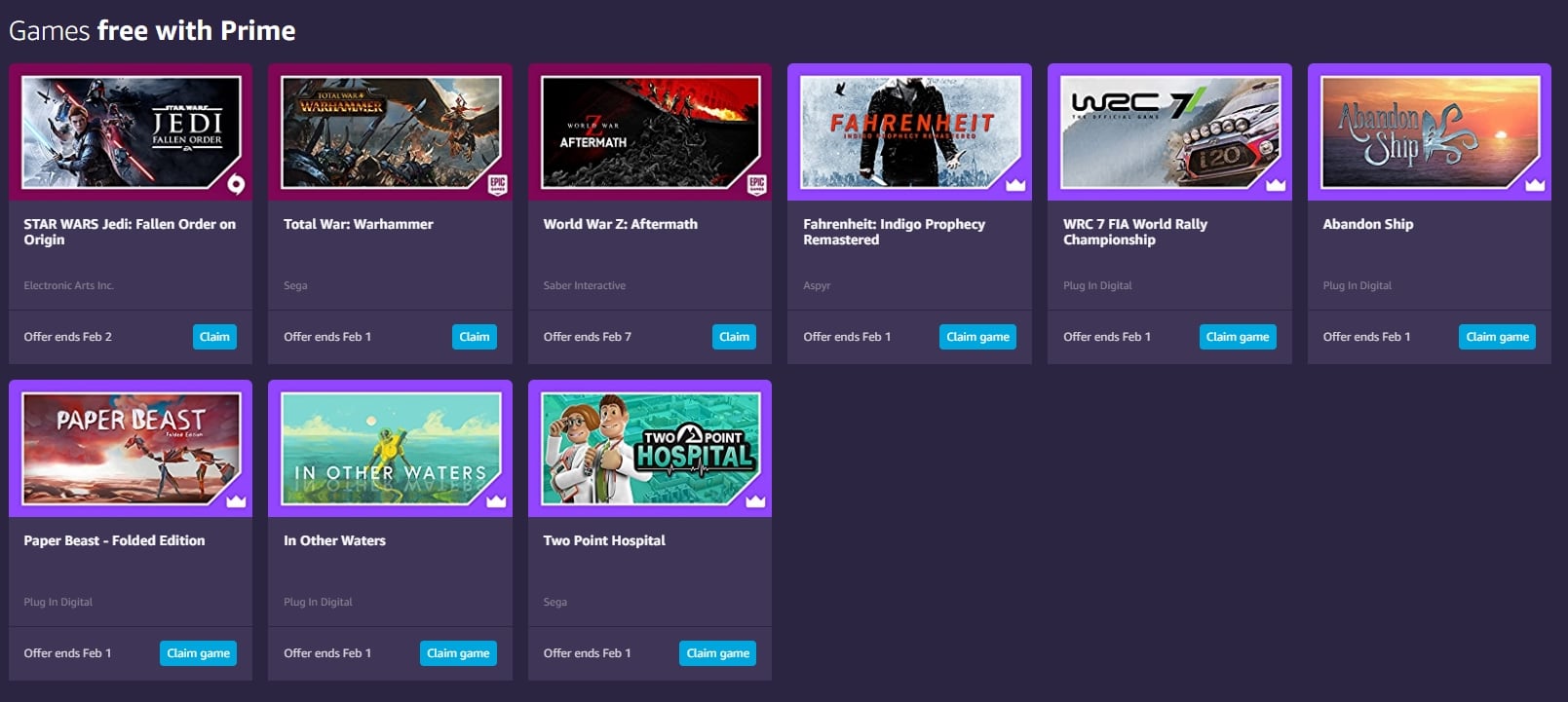 Juegos Gratis Amazon Prime Gaming