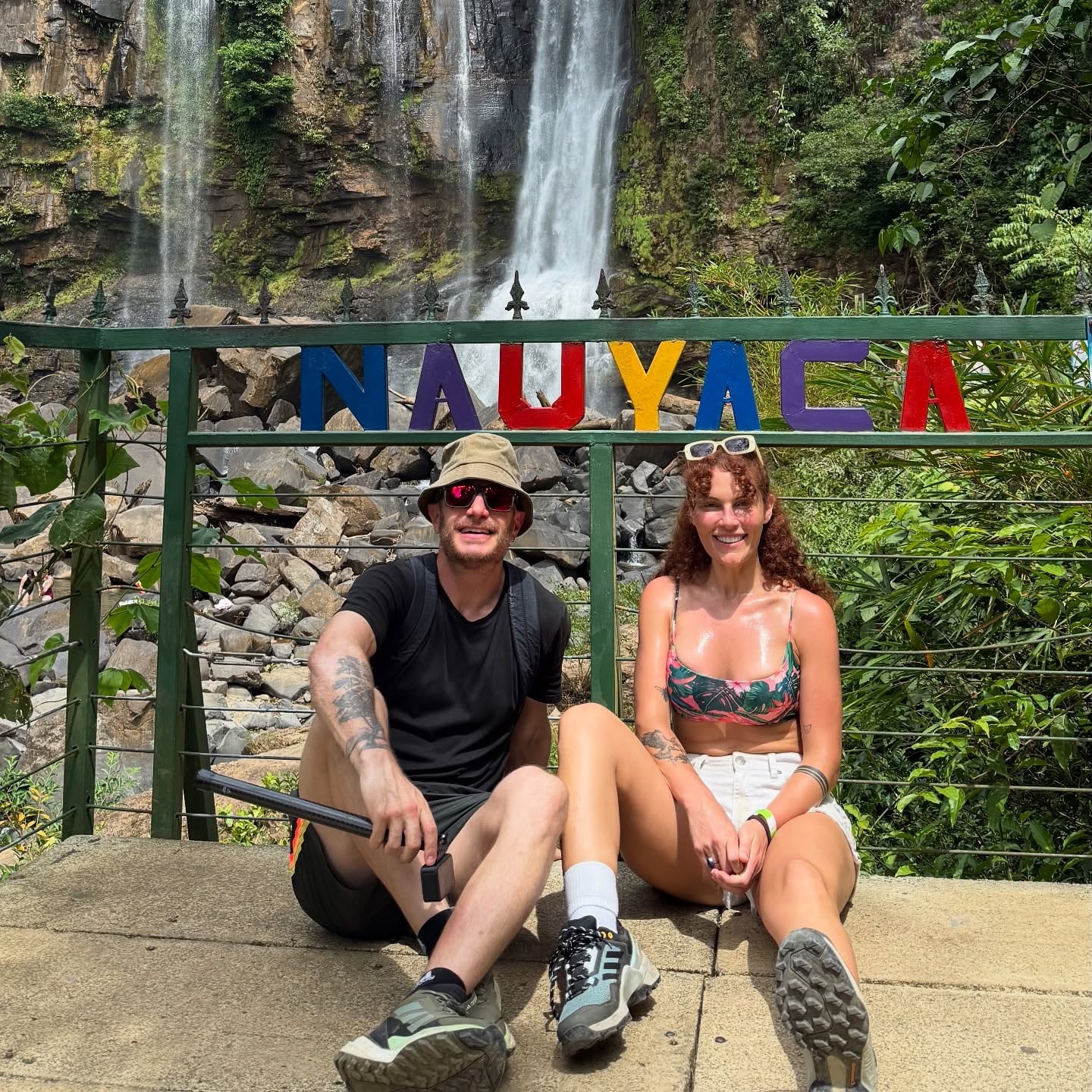 Facundo y su novia Delia García.