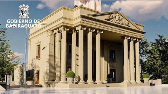 Maqueta del que sería el Museo en Badiraguato.
(La obra está en pleno proceso de construcción)