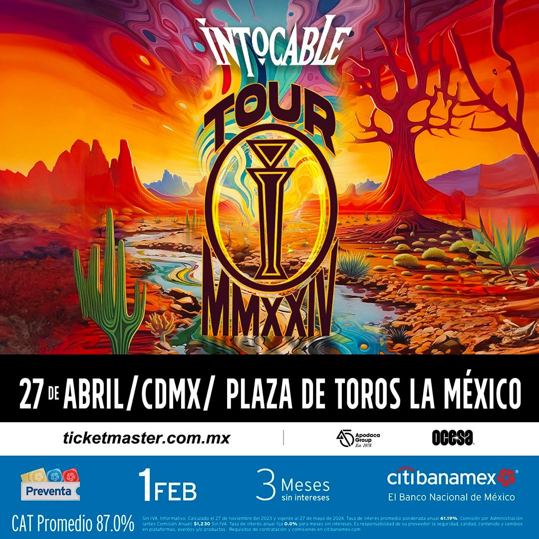Concierto Intocable en Plaza de Toros La México