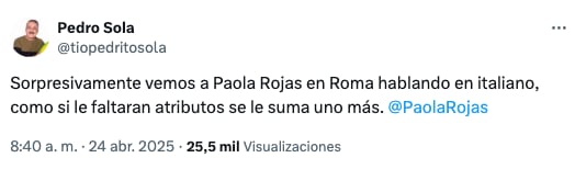 Pedro Sola y Paola Rojas