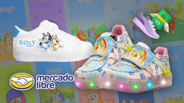 Los tenis de Bluey en Mercado Libre para el regreso a clases 2024