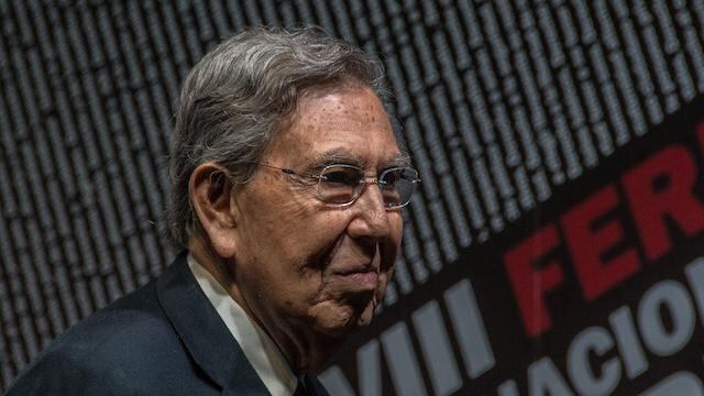 El tres veces candidato presidencial, Cuauhtémoc Cárdenas.