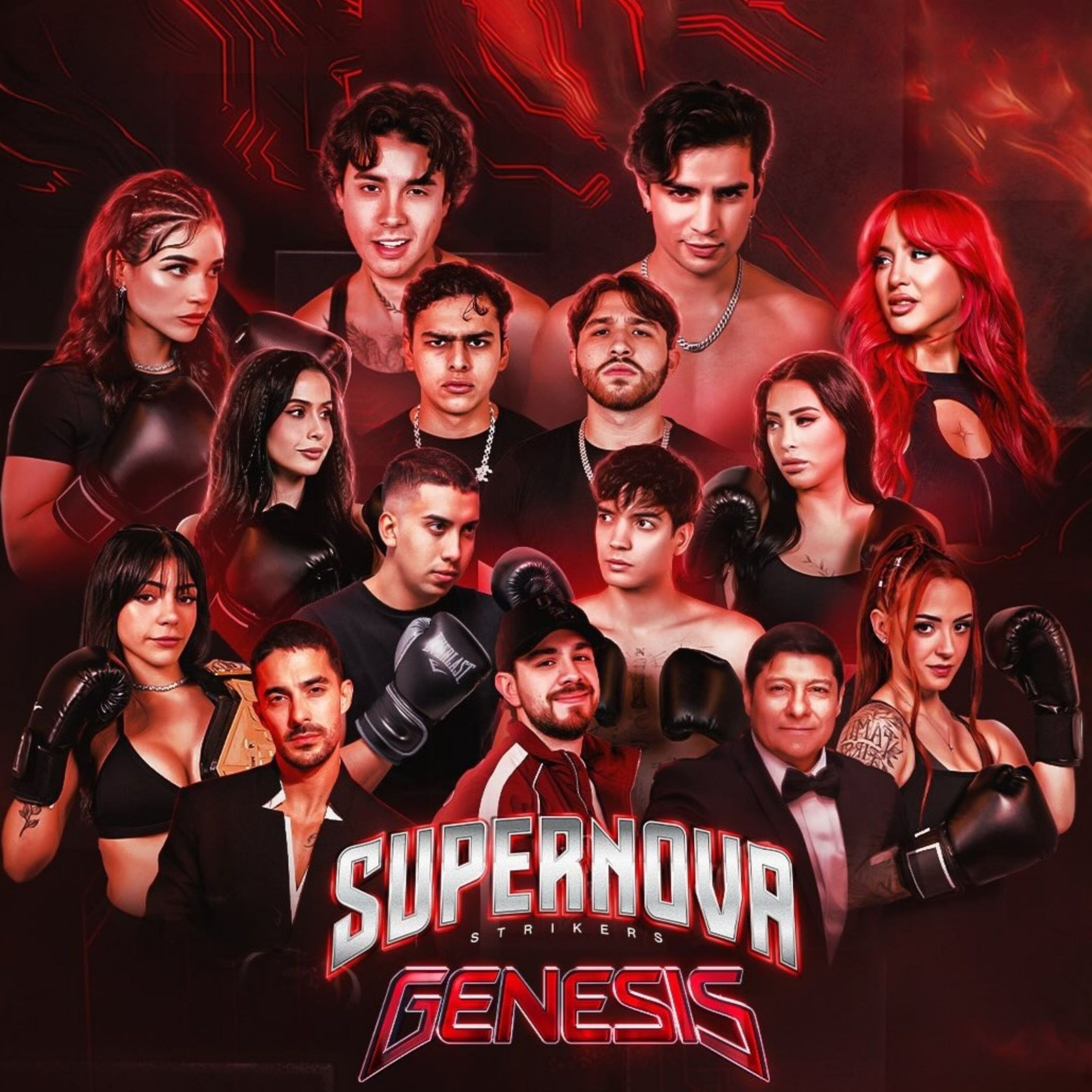 Cartelera de Supernova Génesis 2026: todas las peleas confirmadas