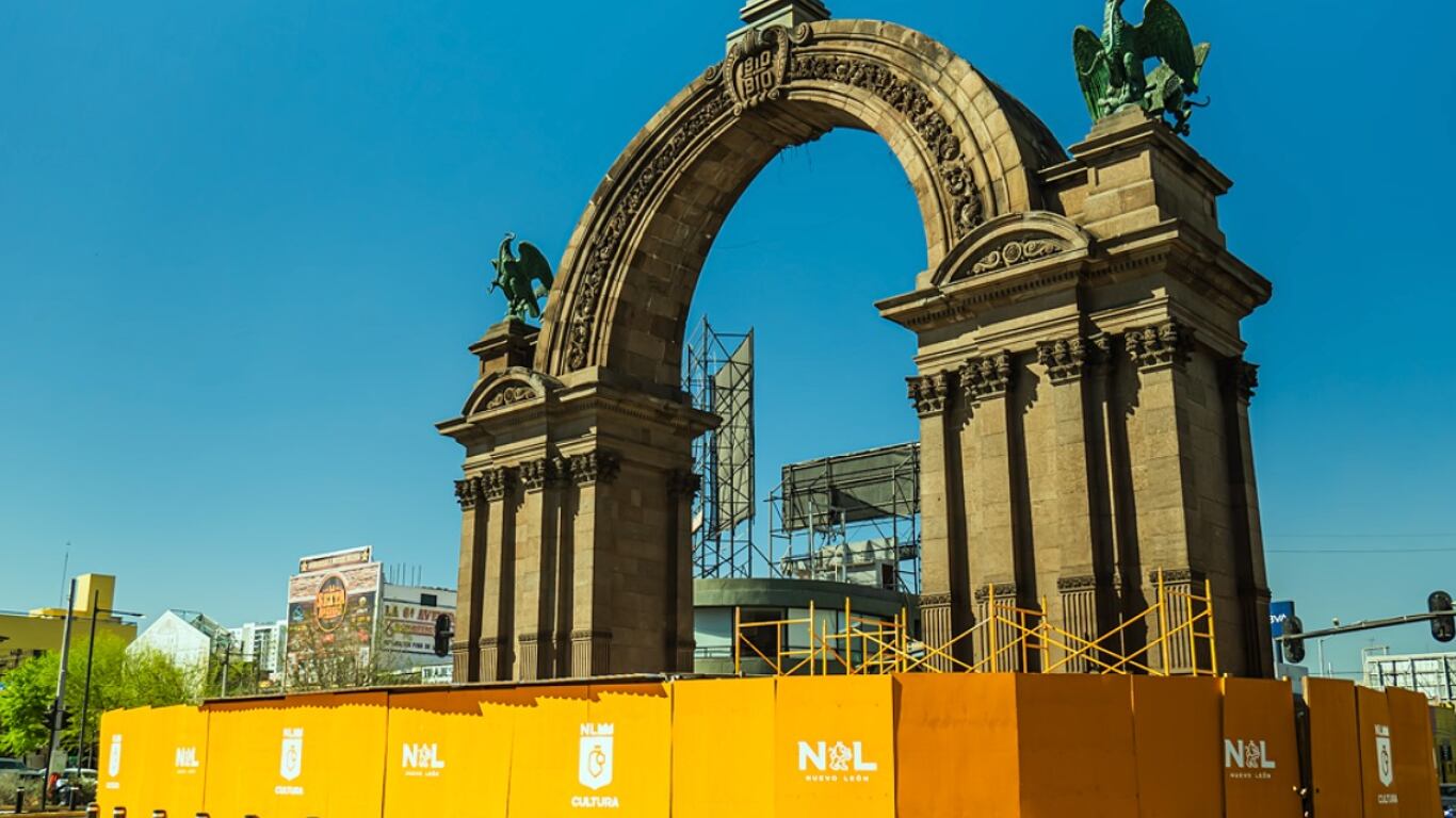 Nuevo León rechaza intervenciones en la Glorieta del Arco de la Independencia