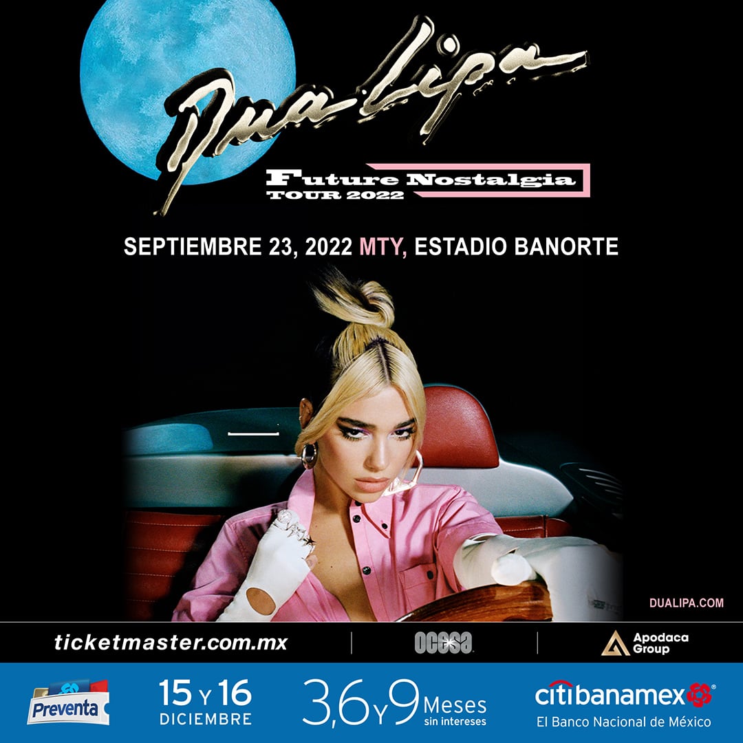 Dua Lipa se presentará en México