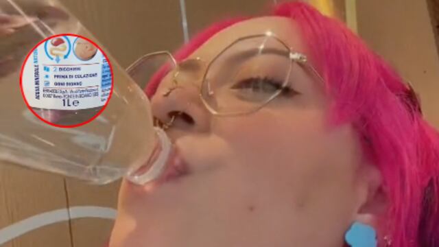 Agua laxante en Italia