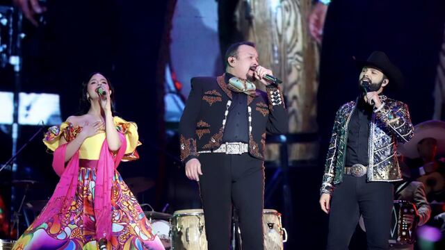 Ángela Aguilar, Pepe Aguilar y Leonardo Aguilar.
