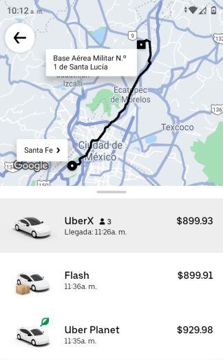 Uber a Santa Lucia