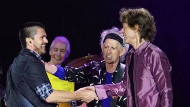 Juanes con The Rolling Stones