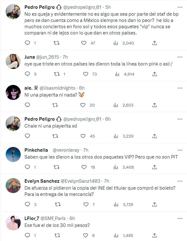 Reacciones a la mercancía que recibieron los fans VIP de Blackpink