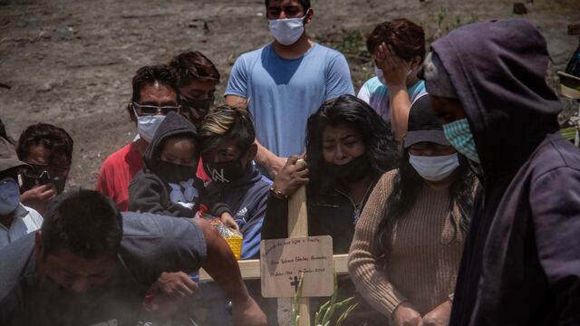 Entierro en México.