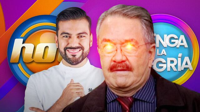 Pedro Sola desilusionado de que el chef Mariano Sandoval abandonara Venga la Alegría por Hoy