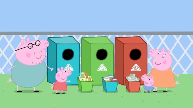Capítulo Peppa Pig por Día Mundial del Reciclaje