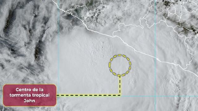 John tormenta tropical en vivo