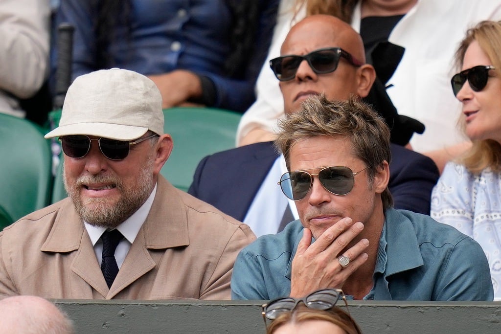 Brad Pitt en Wimbledon