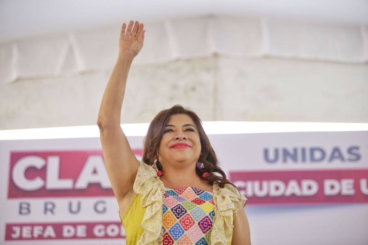 La candidata de Morena, PT y PVEM, Clara Brugada, se dice preparada para el segundo debate de la CDMX