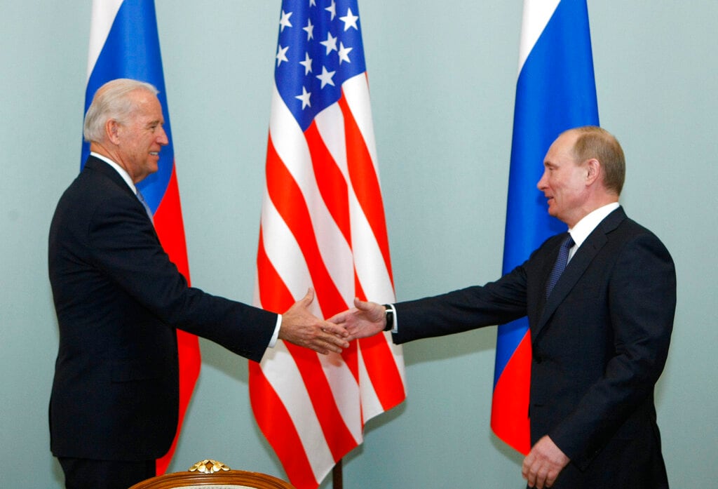 Joe Biden y Vladimir Putin