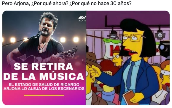 Memes del retiro de Ricardo Arjona