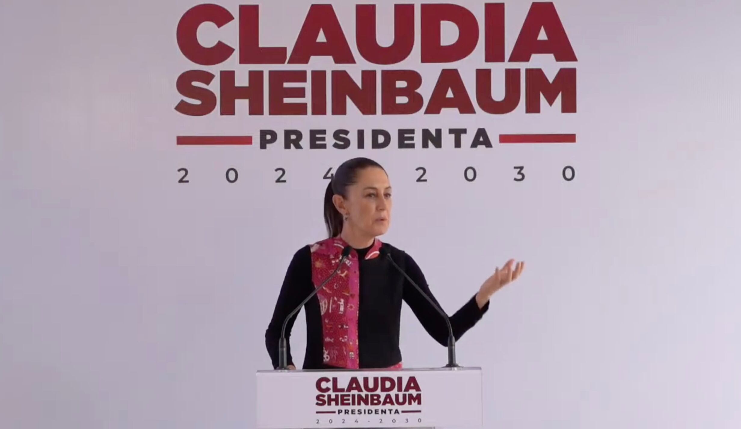 Claudia Sheinbaum en conferencia hoy 22 de julio
