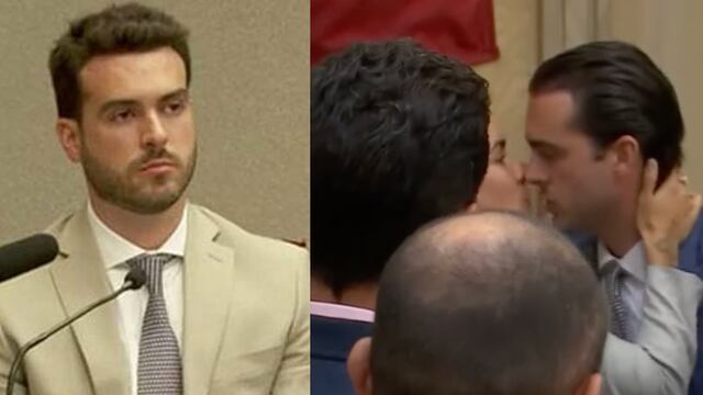 Pablo Lyle se despide de su esposa tras ser declarado culpable de homicidio