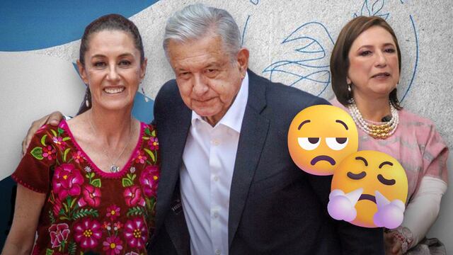 Claudia Sheinbaum, AMLO y Xóchitl Gálvez