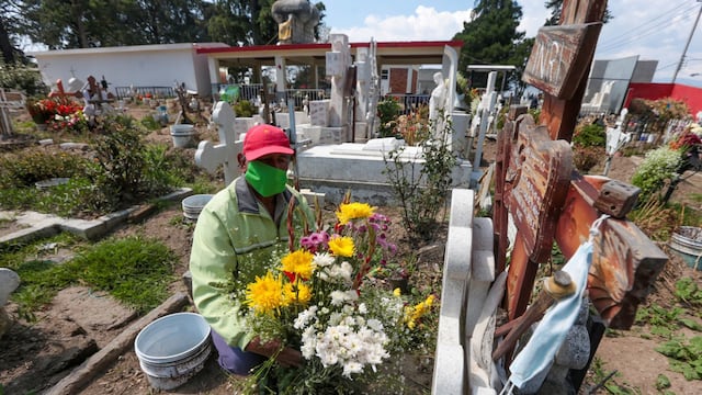 Panteón en México.