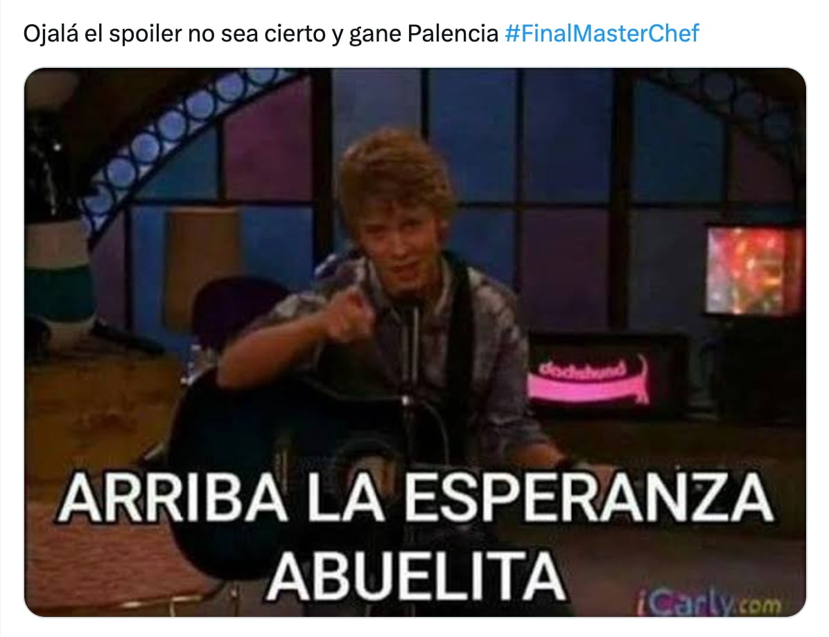 Meme de la final de MasterChef Celebrity 2023