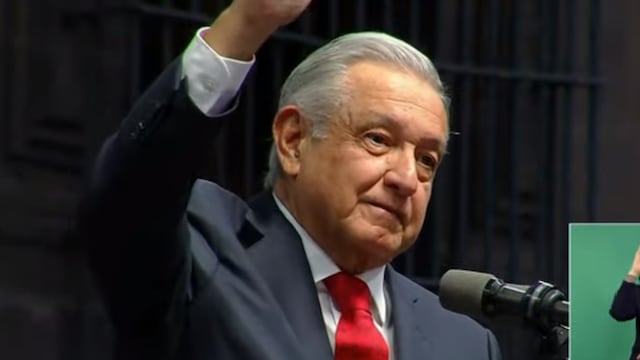 Mensaje de AMLO en el Zócalo