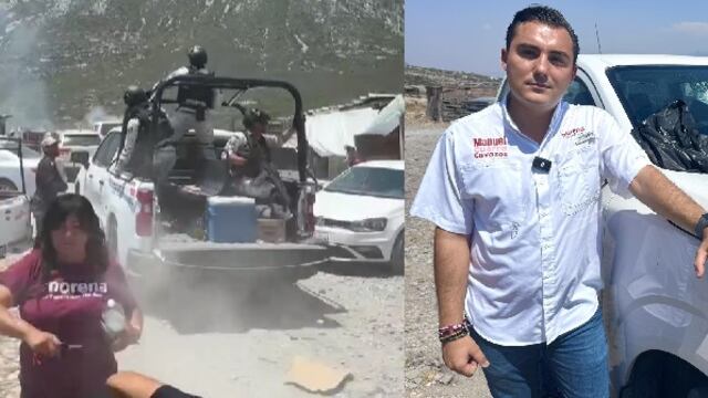 Manuel Guerra Cavazos, candidato de Morena en García, iba a ser víctima de un ataque, pero Guardia Nacional lo impidió