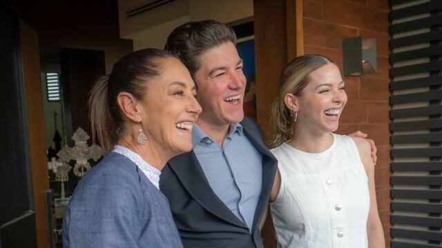 Claudia Sheinbaum, Samuel García y Mariana Rodríguez