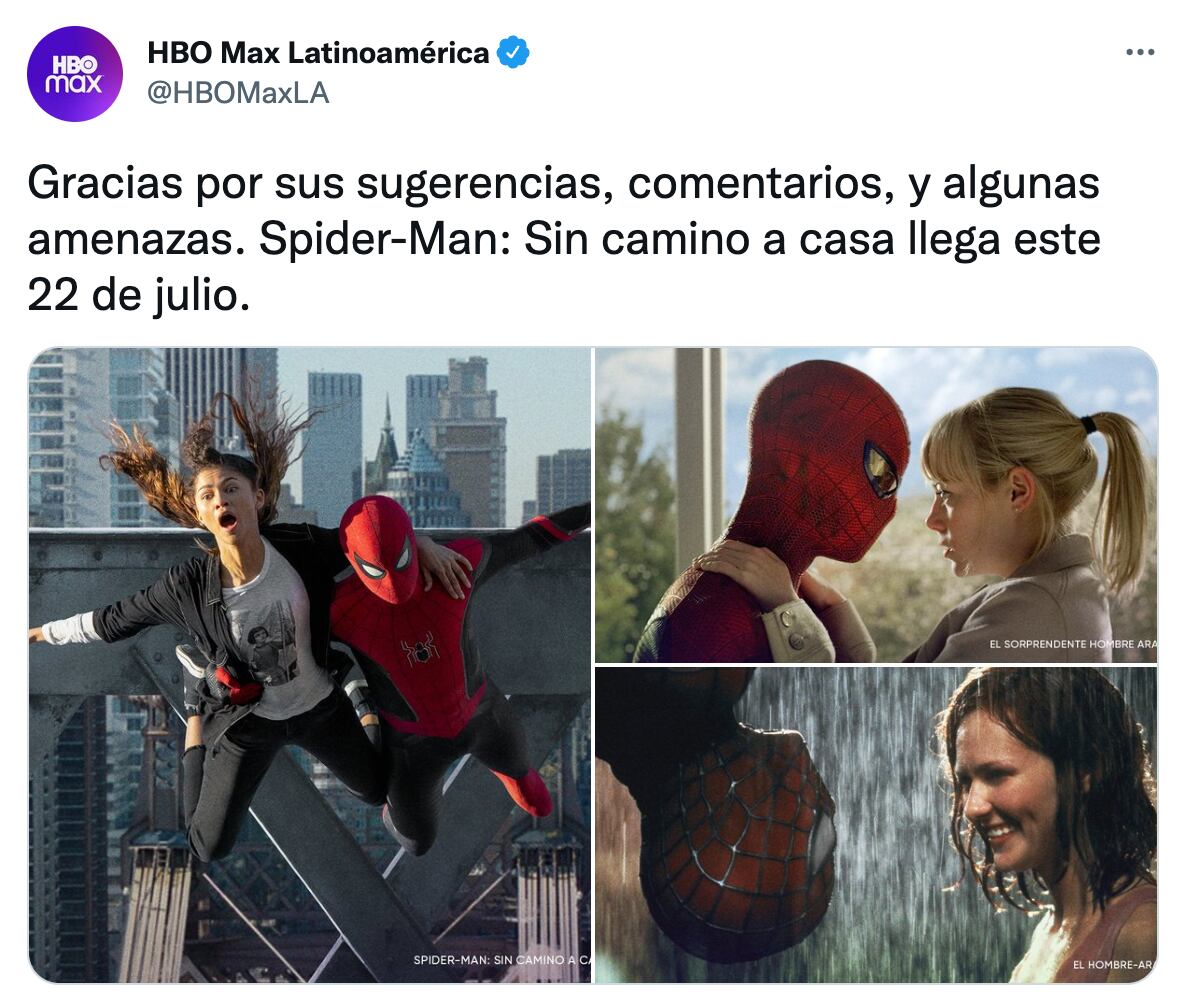Spider-Man: No Way Home en HBO Max