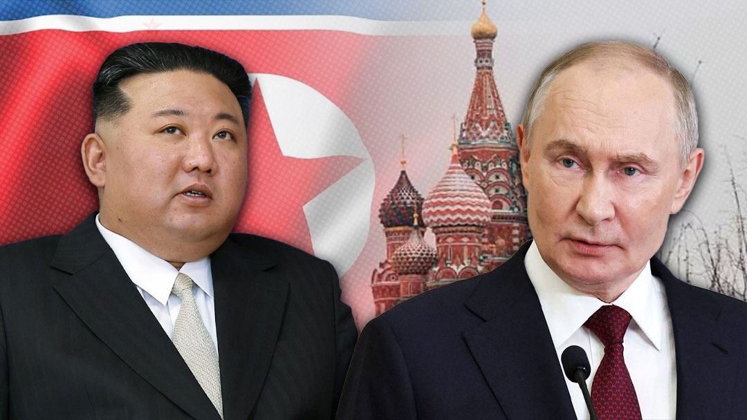Kim Jong Un y Vladimir Putin