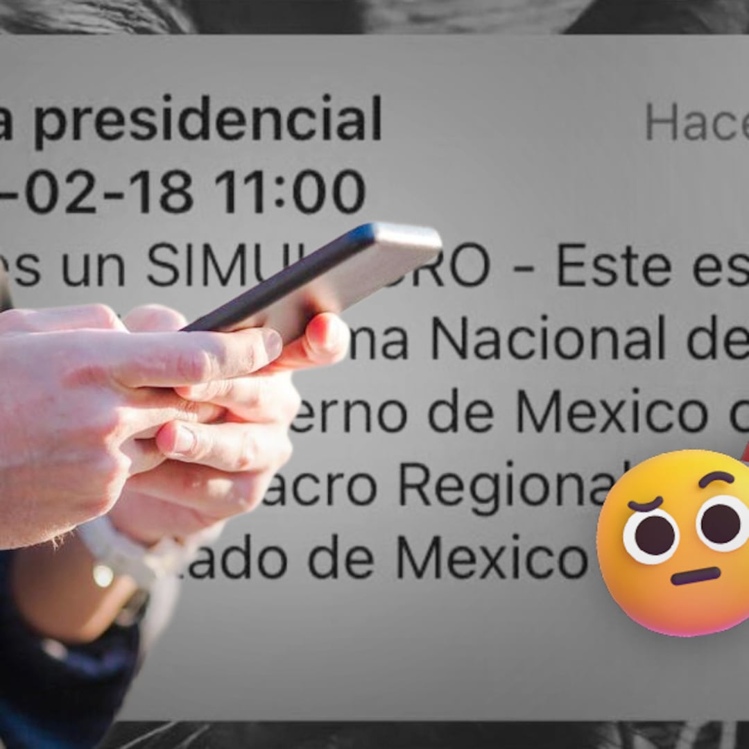 Usuarios reportan que mensajes del Simulacro 2026 aún muestran “alerta presidencial”